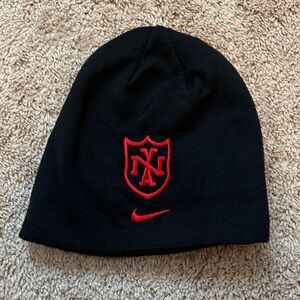 Mysterious Black Nike Hat with Red Emblem 2014
